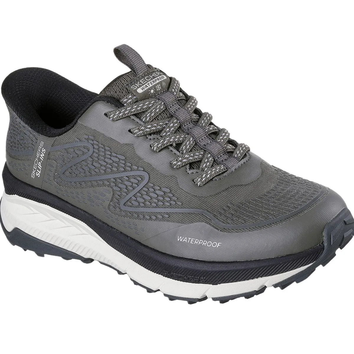 Skechers Fritidssko|Sneakers-Slip-ins: Switch Back - Mist Vandtæt Damesko