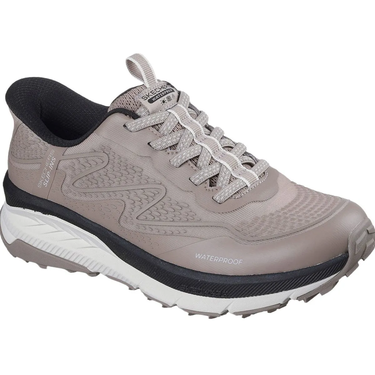 Skechers Fritidssko|Sneakers-Slip-ins: Switch Back - Mist Vandtæt Damesko