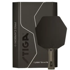 Stiga Bordtennisbat-Pro Carbon Plus Cybershape 5-stjernet Bordtennisbat