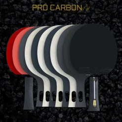 Stiga Bordtennisbat-Pro Carbon Plus 5-stjernet Bordtennisbat