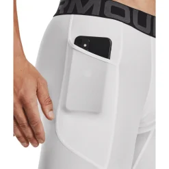 Under Armour Kompressionsshorts|Sportsstøtte-HeatGear® Kompressionsshorts Herre White / Black