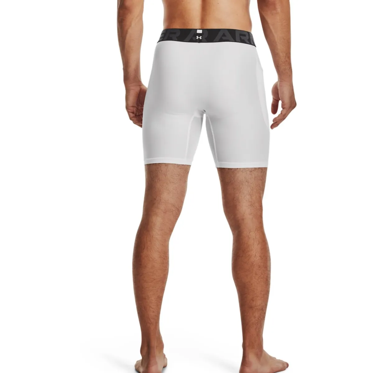 Under Armour Kompressionsshorts|Sportsstøtte-HeatGear® Kompressionsshorts Herre White / Black