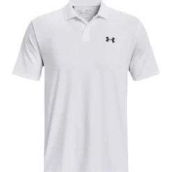 Under Armour Beklædning|Outdoortøj-Performance 3.0 Golf Polo Herre 100 White / Pitch Gray