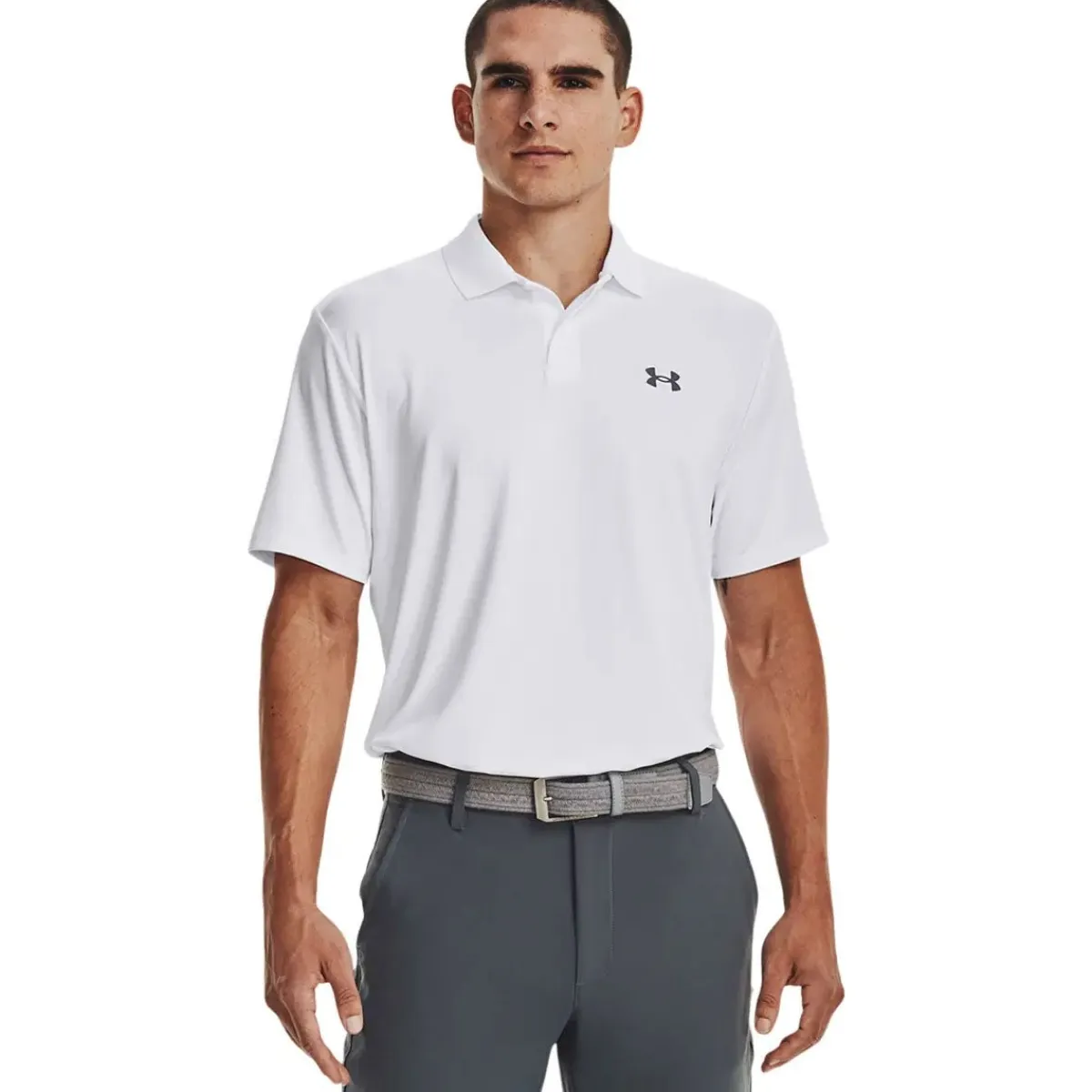 Under Armour Beklædning|Outdoortøj-Performance 3.0 Golf Polo Herre 100 White / Pitch Gray