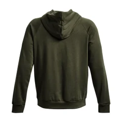 Under Armour Træningstøj|Træningstøj-Rival Fleece Hoodie Herre, green  390 Marine OD Green / White
