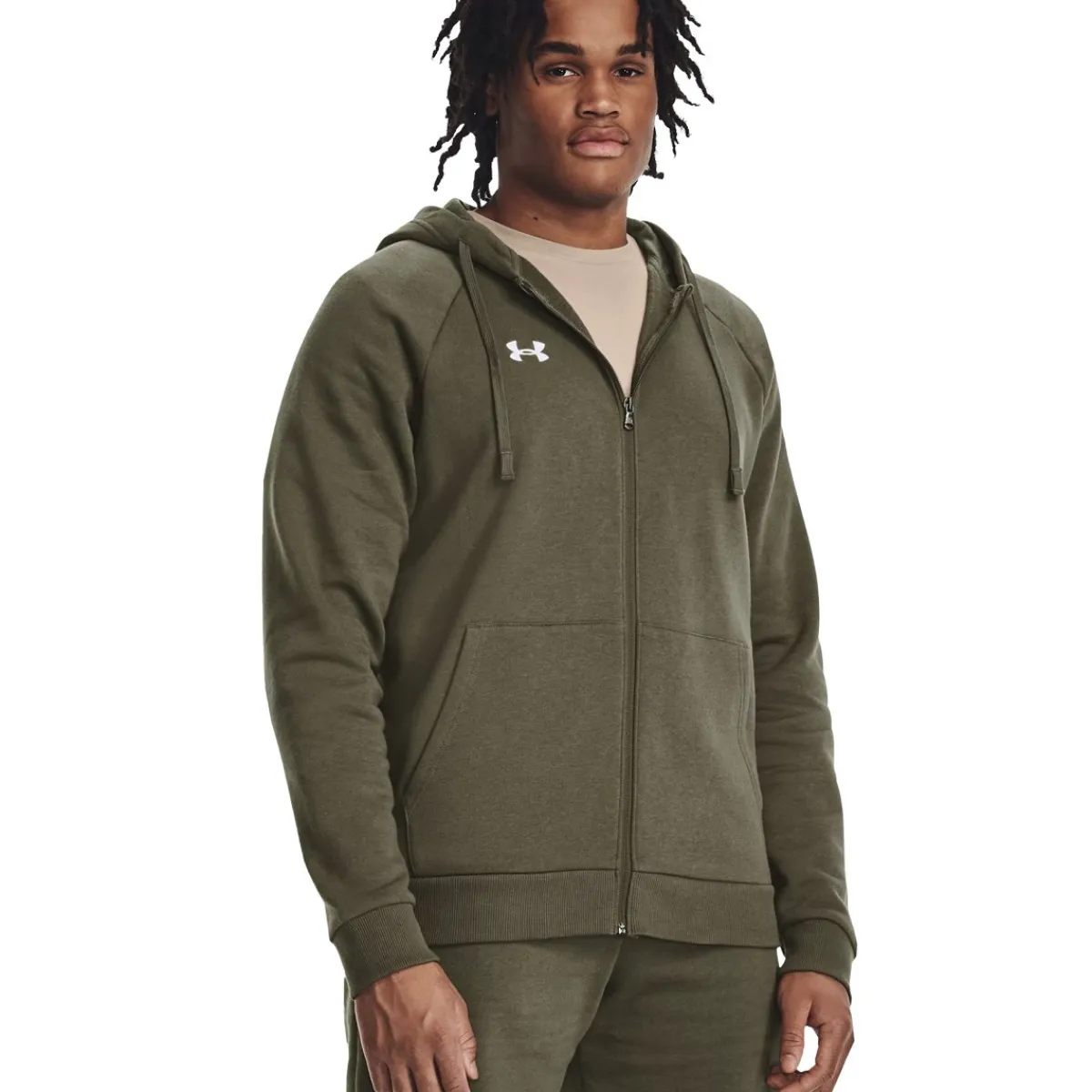 Under Armour Træningstøj|Træningstøj-Rival Fleece Full-Zip Hoodie Herre