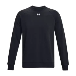 Under Armour Træningstøj|Træningstøj-Rival Fleece Crew Herre  001 Black / White