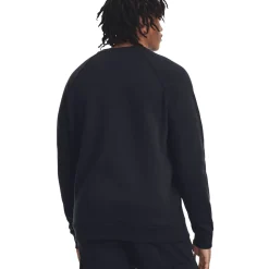 Under Armour Træningstøj|Træningstøj-Rival Fleece Crew Herre  001 Black / White