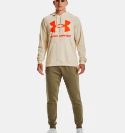 Under Armour Træningstøj|Træningstøj-Rival Fleece Big Logo Hoodie Herre