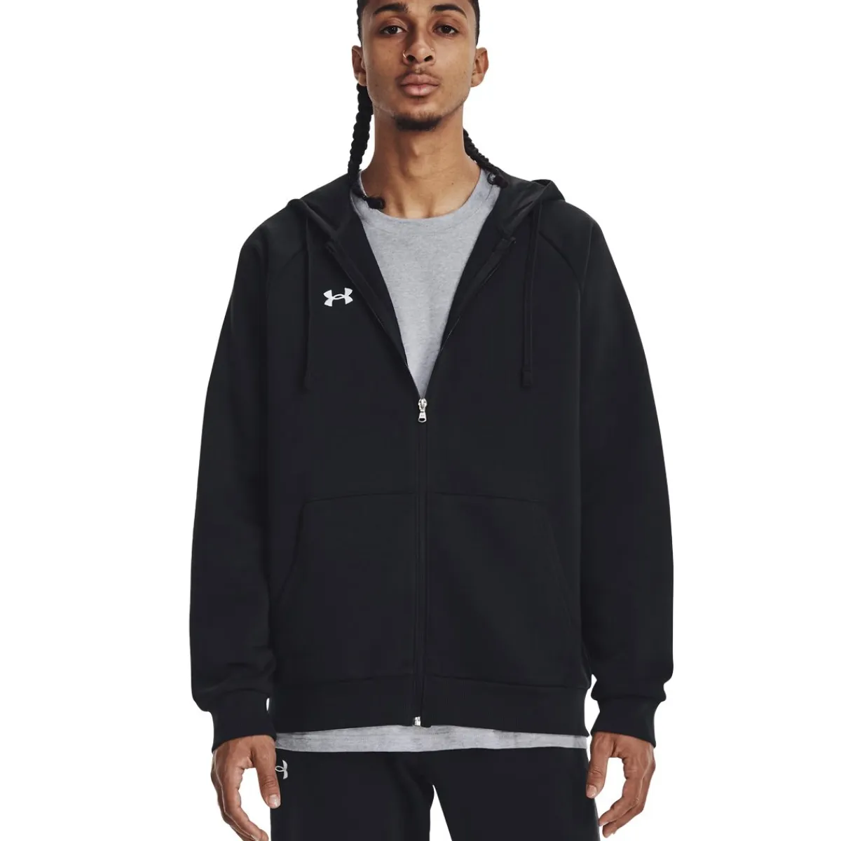 Under Armour Træningstøj|Træningstøj-Rival Fleece Full-Zip Hoodie Herre