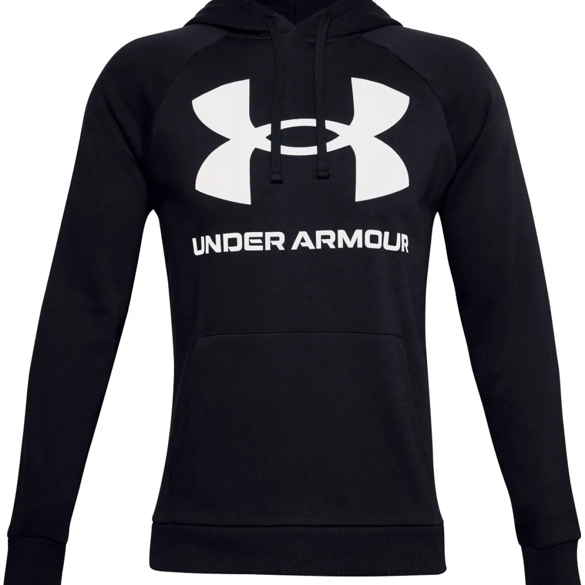 Under Armour Træningstøj|Træningstøj-Rival Fleece Big Logo Hoodie Herre, sort