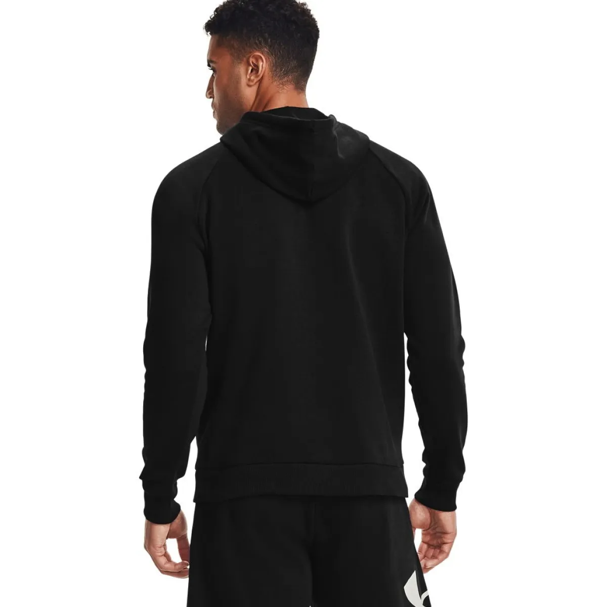 Under Armour Træningstøj|Træningstøj-Rival Fleece Big Logo Hoodie Herre, sort