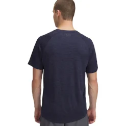 Under Armour Håndboldtøj|Fodboldtøj-Tech Textured Trænings T-shirt Herre  044 Downpour Gray / Black