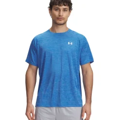 Under Armour Træningstøj|Løbetøj-Tech Textured Trænings T-shirt Herre  402 Blue Atlantis