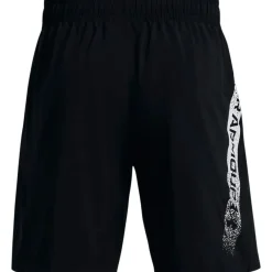Under Armour Håndboldtøj|Fodboldtøj-Woven Graphic Shorts Herre  Black / White