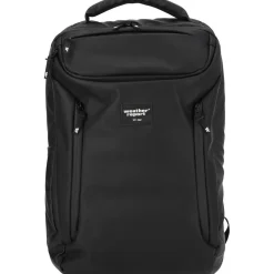 Weather Report Rygsække|Tasker Og Rygsække-Bronze PU Computer Rygsæk  1001 Black