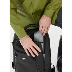 Weather Report Rygsække|Tasker Og Rygsække-Bronze PU Computer Rygsæk  1001 Black