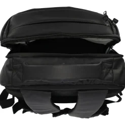 Weather Report Rygsække|Tasker Og Rygsække-Bronze PU Computer Rygsæk  1001 Black