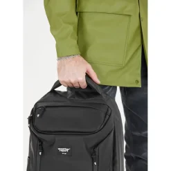 Weather Report Rygsække|Tasker Og Rygsække-Bronze PU Computer Rygsæk  1001 Black