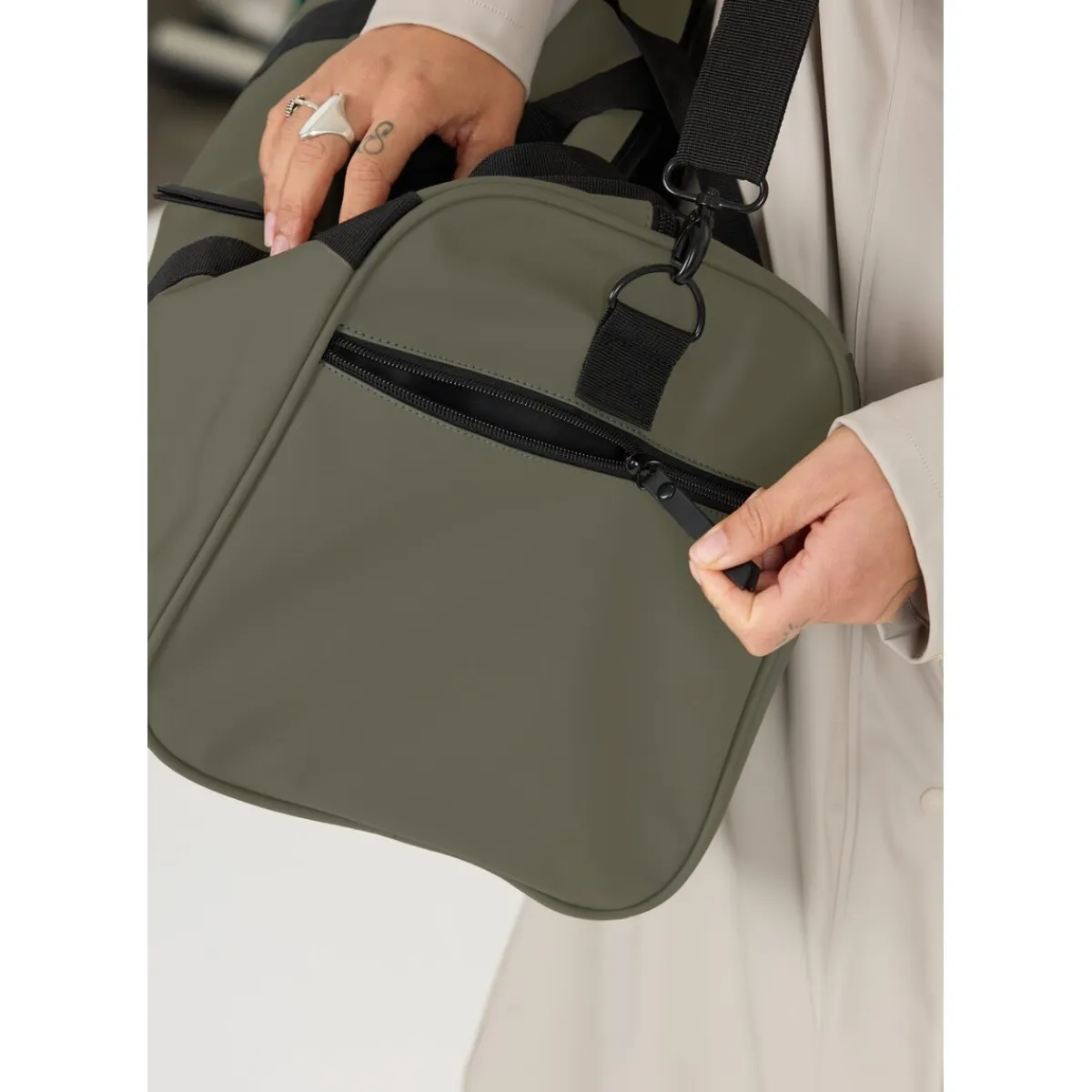 Weather Report Duffelbags|Sportstasker-Bronze PU 40L DuffelBag 3247 Cypress