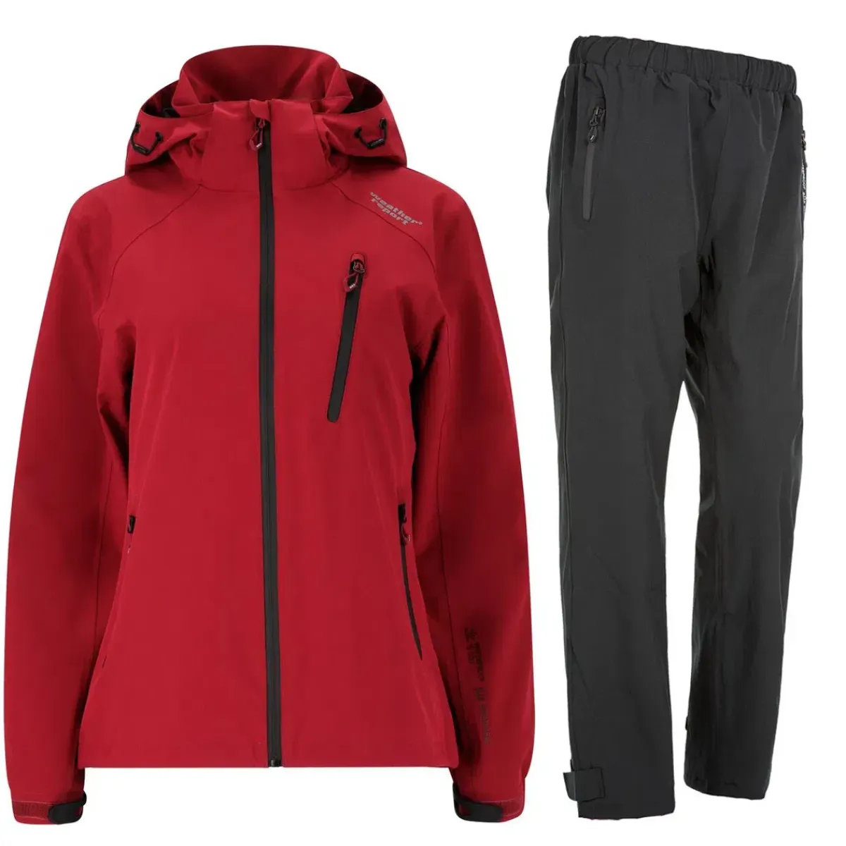 Weather Report Regntøj|Regntøj-Camelia W-Pro 15000 Regnsæt Dame, biking red 4120 Biking red