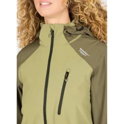 Weather Report Regntøj|Beklædning-Camelia W-Pro 15000 Jakke Dame, mosstone
