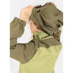 Weather Report Regntøj|Beklædning-Camelia W-Pro 15000 Jakke Dame, mosstone