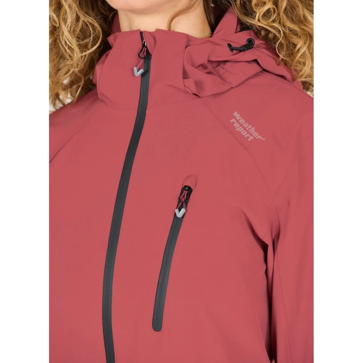 Weather Report Regntøj|Beklædning-Camelia W-Pro 15000 Jakke Dame, apple butter