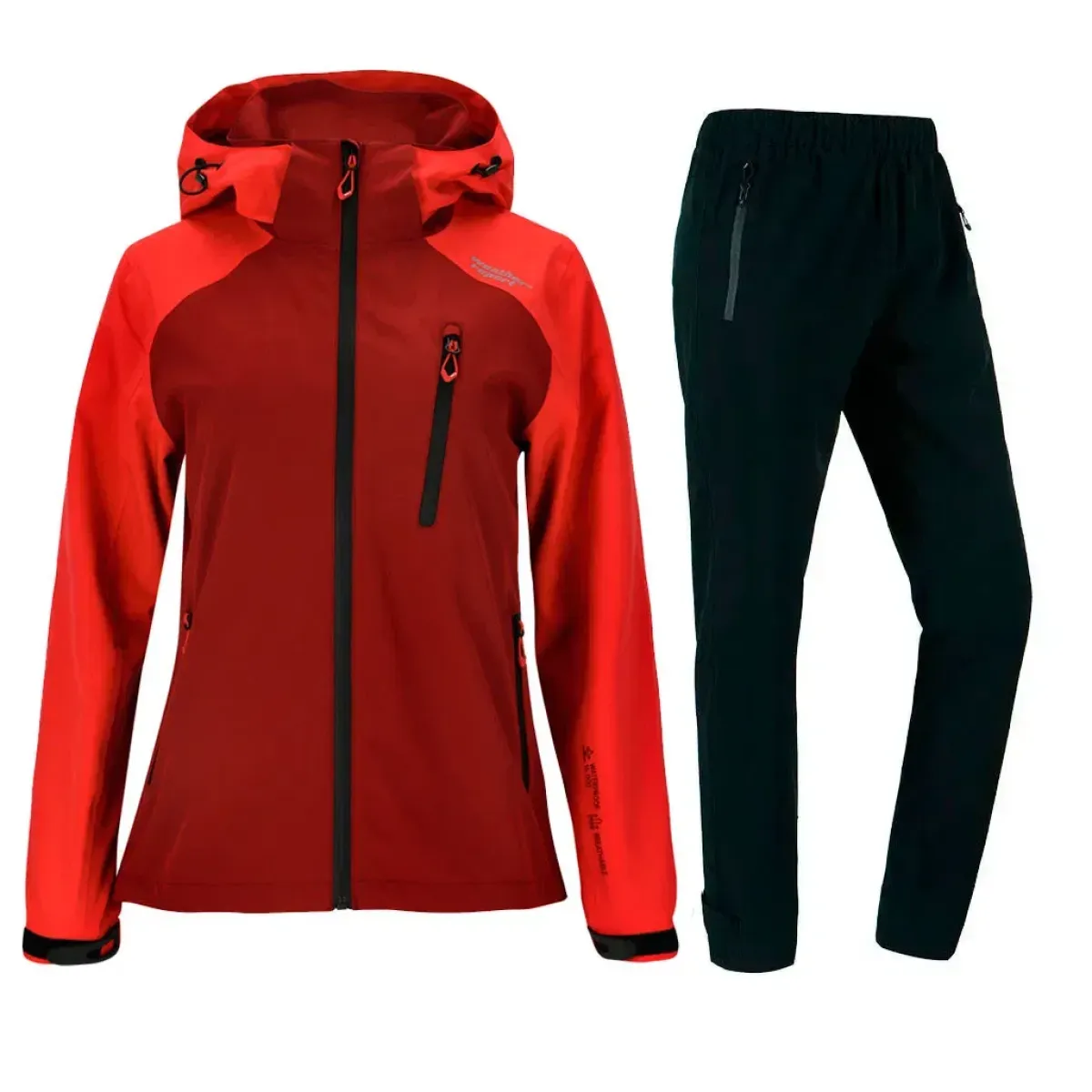 Weather Report Regntøj|Regntøj-Camelia W-Pro 15000 Regnsæt Dame, rococco red 4223 Rococco red