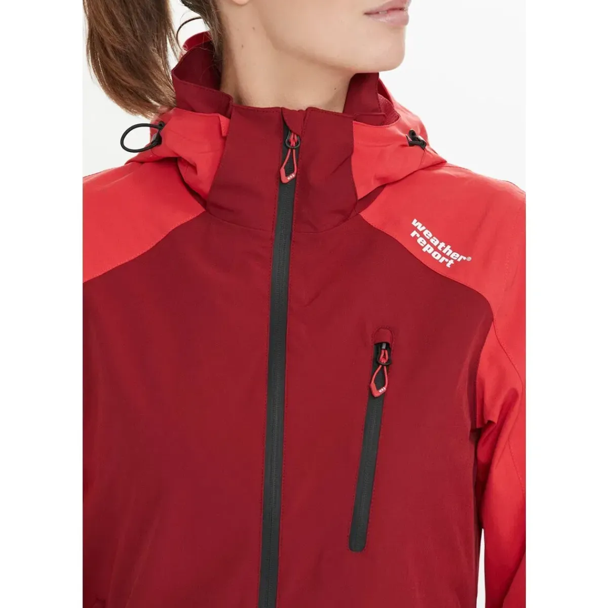 Weather Report Regntøj|Regntøj-Camelia W-Pro 15000 Regnsæt Dame, rococco red 4223 Rococco red