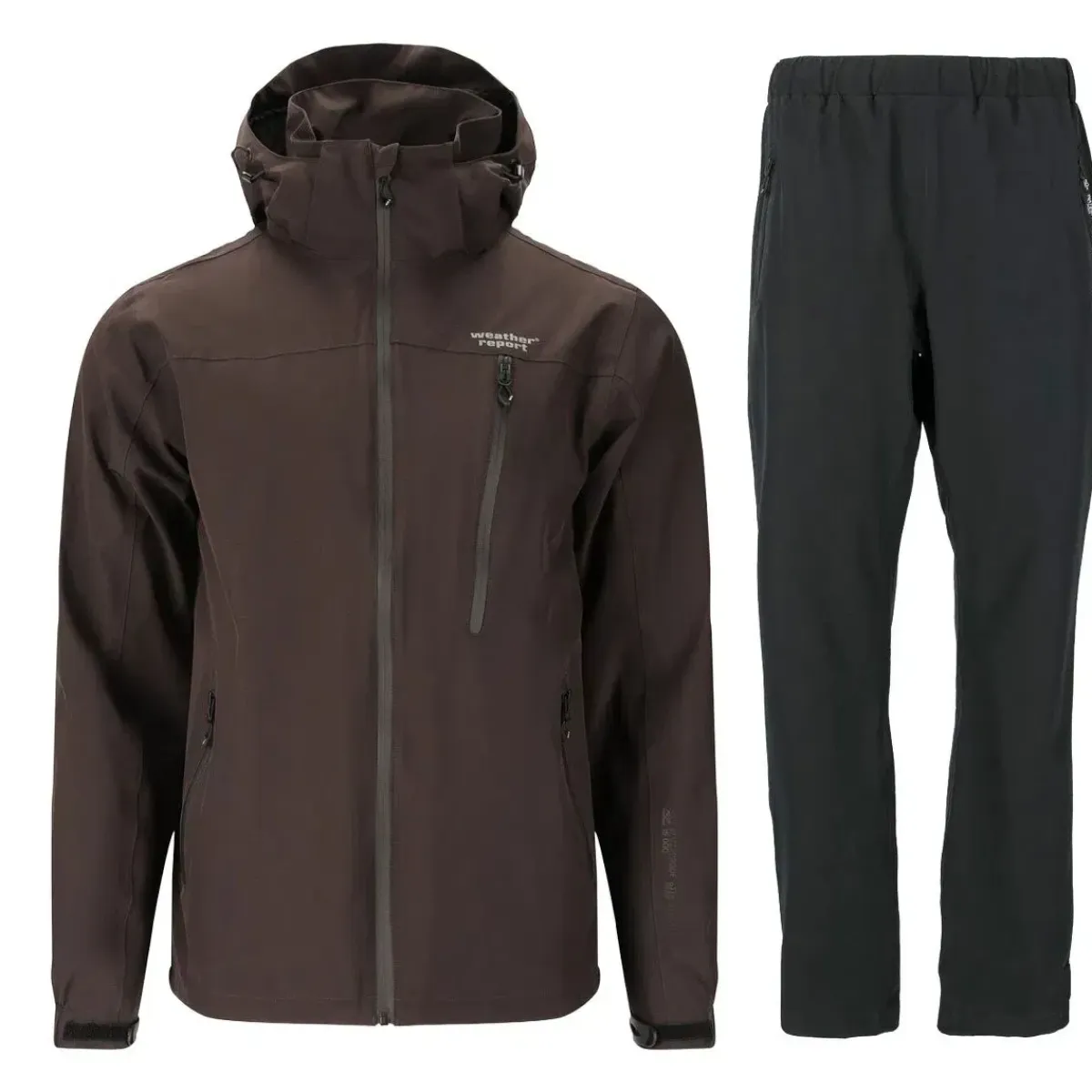 Weather Report Regntøj|Regntøj-Delton W-Pro 15000 Regnsæt Herre, espresso 1238 EspressoMateriale: 94% Polyester 6% Elastan