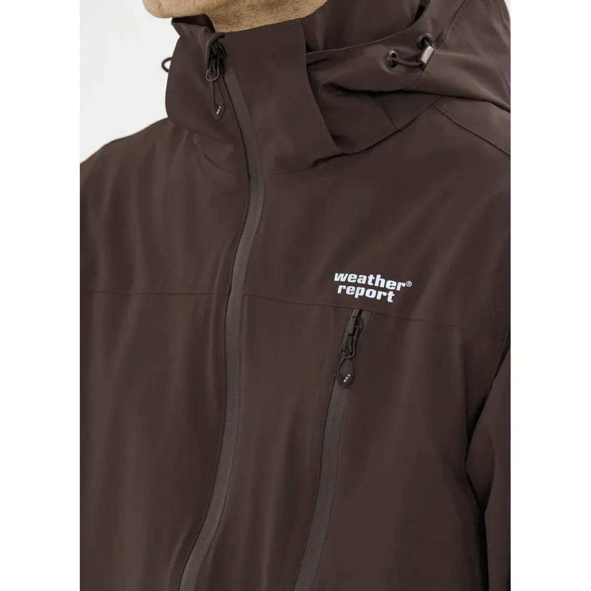 Weather Report Regntøj|Regntøj-Delton W-Pro 15000 Regnsæt Herre, espresso 1238 EspressoMateriale: 94% Polyester 6% Elastan