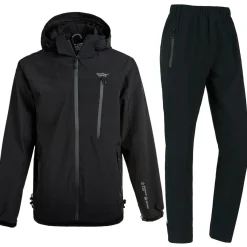 Weather Report Regntøj|Regntøj-Delton W-Pro 15000 Regnsæt Herre, sort  1001 SortMateriale: 94% Polyester 6% Elastan