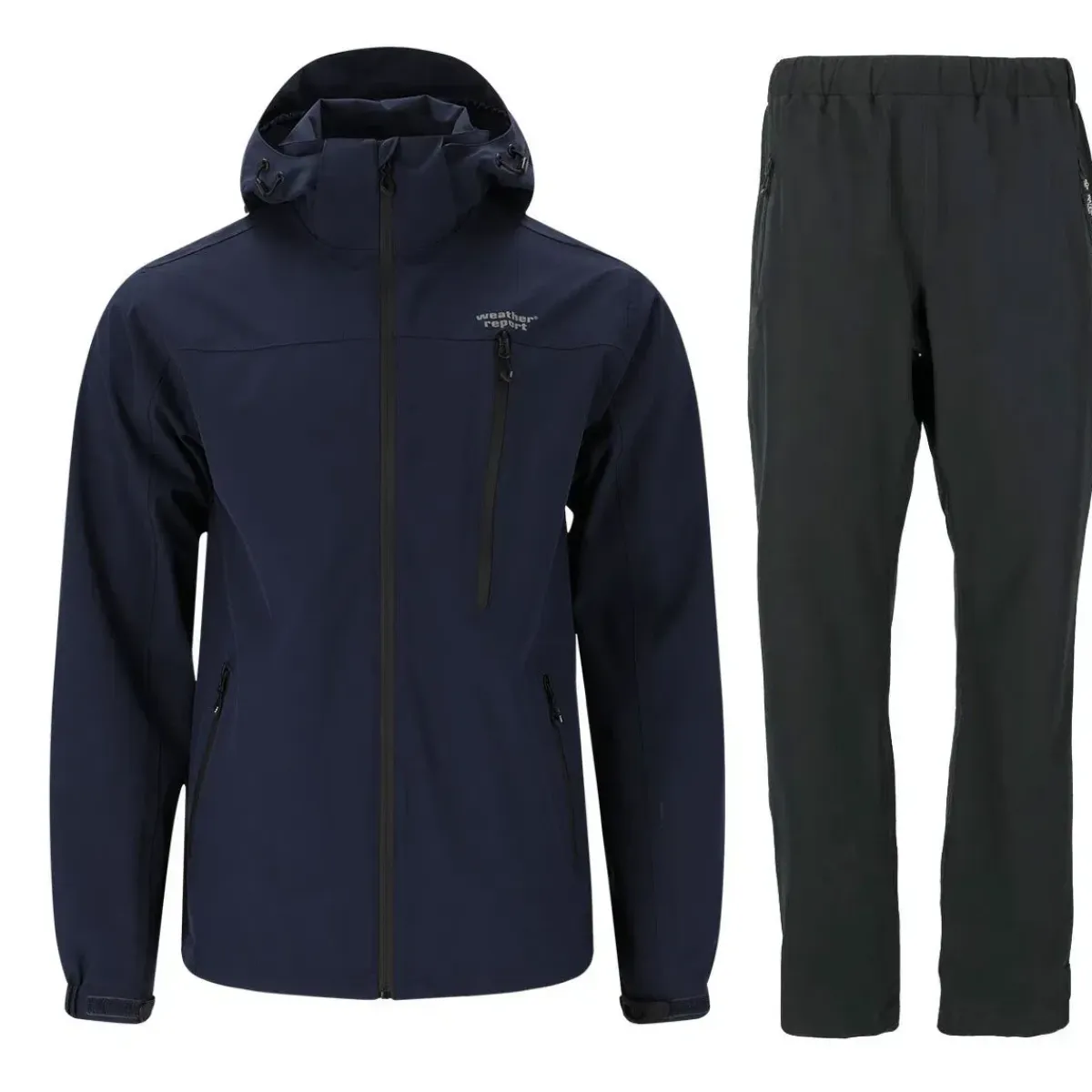 Weather Report Regntøj|Regntøj-Delton W-Pro 15000 Regnsæt Herre, navy 2048 NavyMateriale: 94% Polyester 6% Elastan