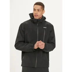Weather Report Regntøj|Beklædning-Delton W-Pro 15000 Jakke Herre  1001 BlackMateriale: 94% Polyester 6% Elastan