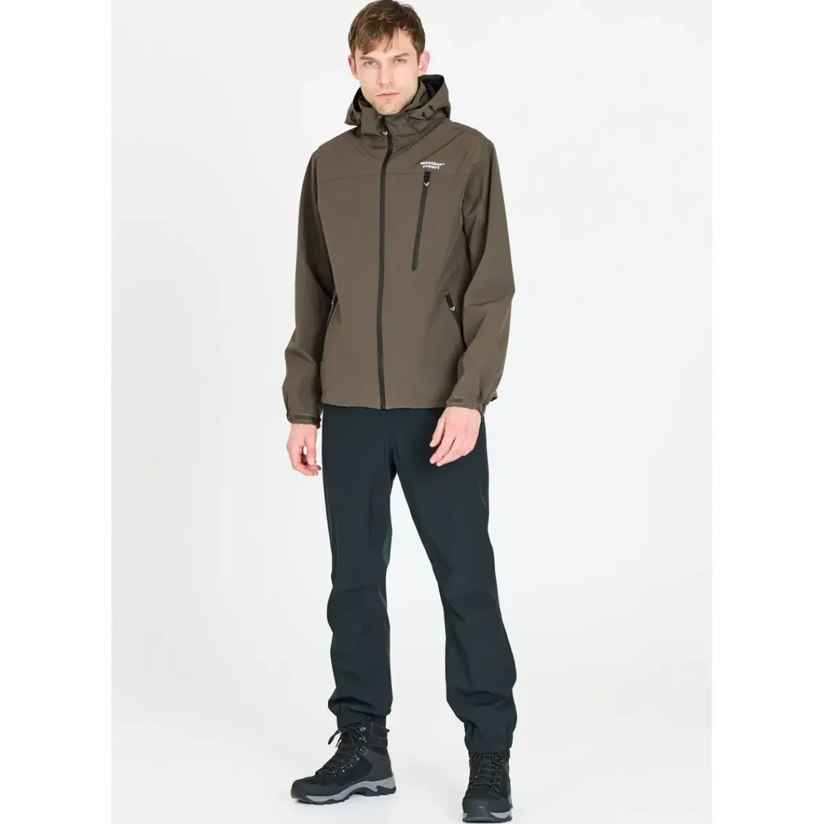 Weather Report Regntøj|Beklædning-Delton W-Pro 15000 Jakke Herre, black ink 1071 Black Ink