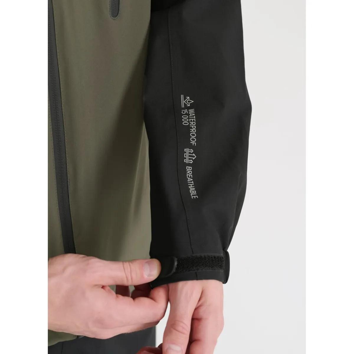 Weather Report Regntøj|Beklædning-Delton W-Pro 15000 Jakke Herre, black ink 1071A Black Ink