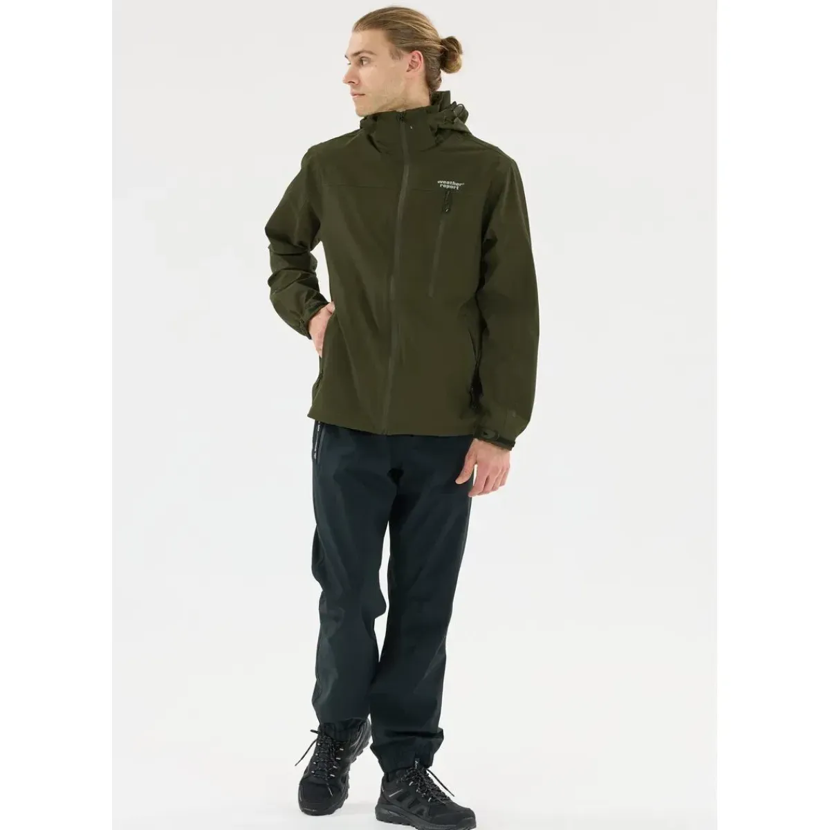 Weather Report Regntøj|Regntøj-Delton W-Pro 15000 Regnsæt Herre, rosin 3069 RosinMateriale: 94% Polyester 6% Elastan