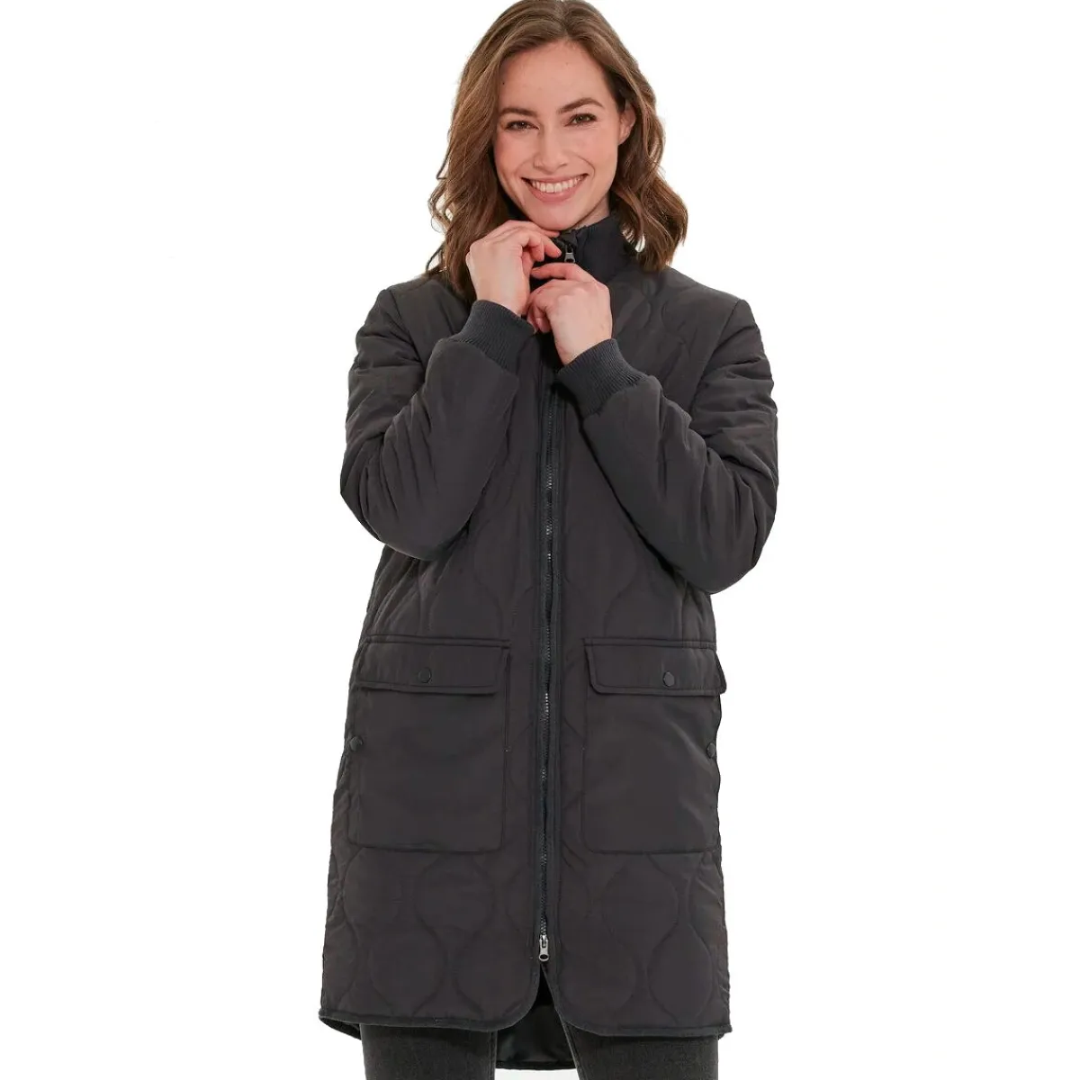 Weather Report Outdoortøj|Beklædning-Eilish Long Quilted Termojakke Dame