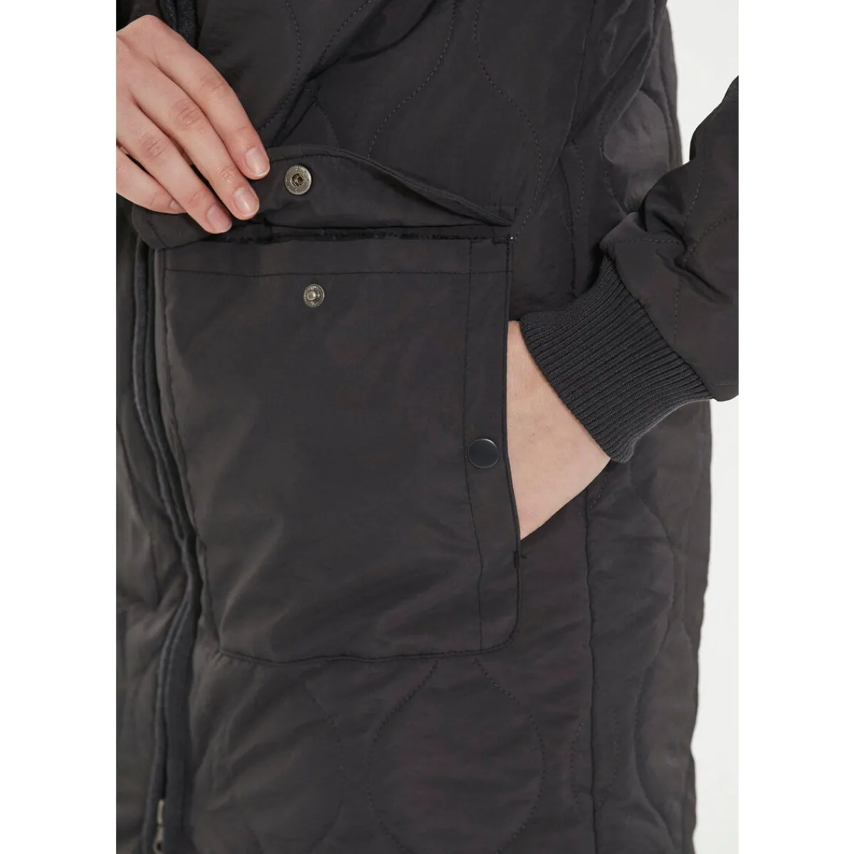 Weather Report Outdoortøj|Beklædning-Eilish Long Quilted Termojakke Dame