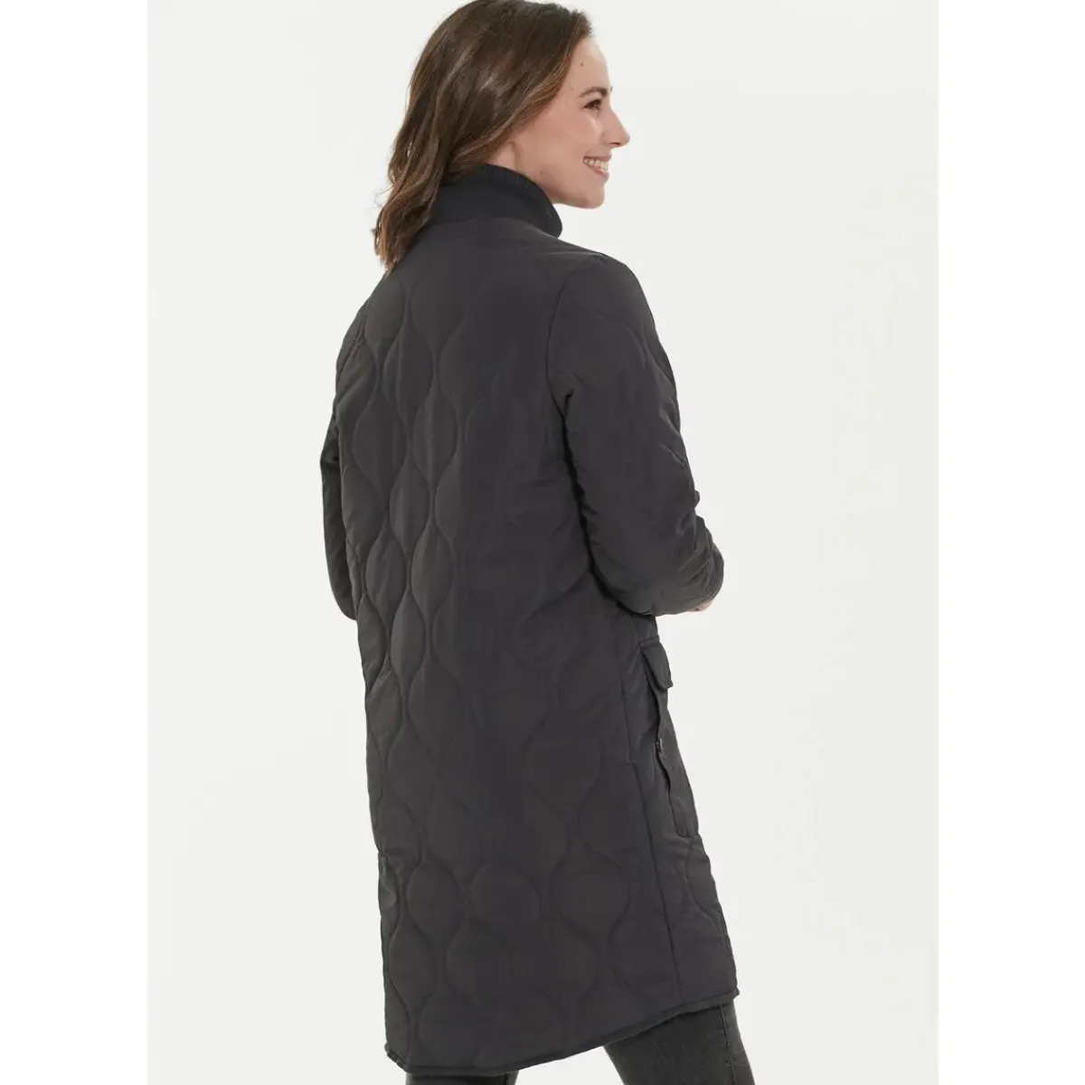 Weather Report Outdoortøj|Beklædning-Eilish Long Quilted Termojakke Dame