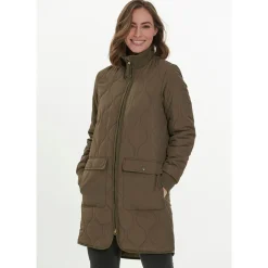 Weather Report Beklædning|Outdoortøj-Eilish Long Quilted Termojakke Dame