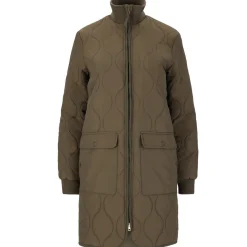 Weather Report Beklædning|Outdoortøj-Eilish Long Quilted Termojakke Dame