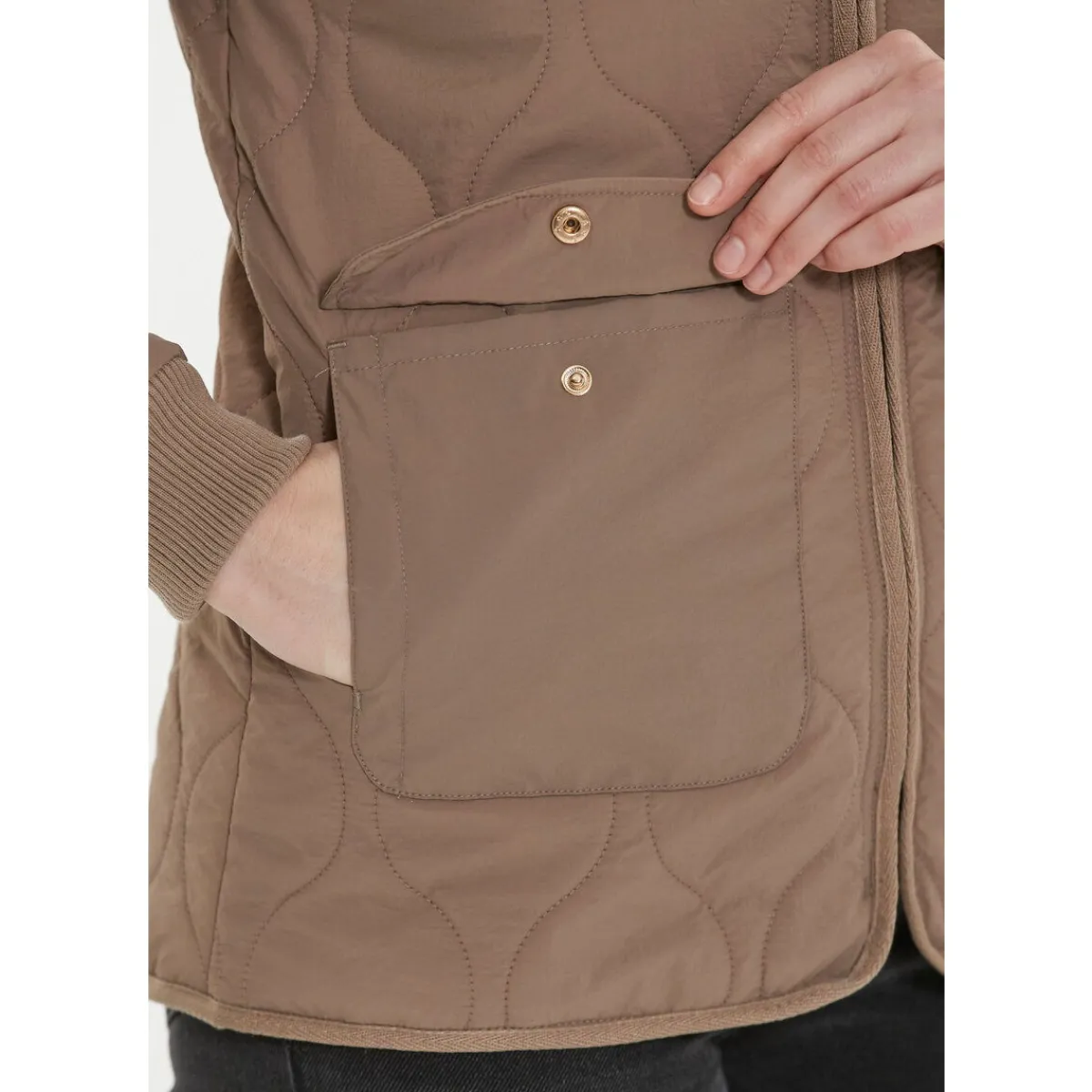 Weather Report Beklædning|Outdoortøj-Eilish Short Quilted Termojakke Dame