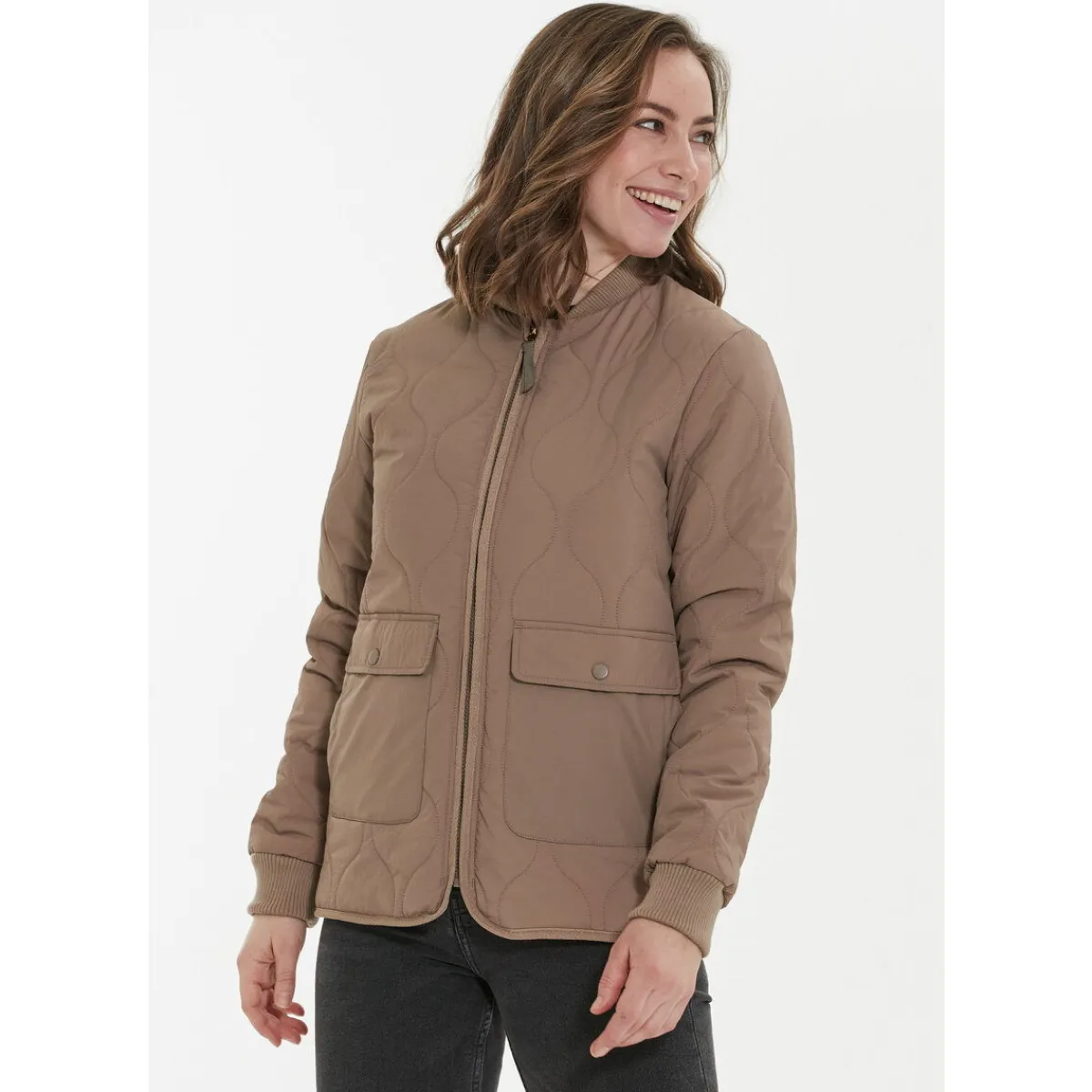 Weather Report Beklædning|Outdoortøj-Eilish Short Quilted Termojakke Dame