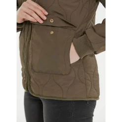 Weather Report Beklædning|Outdoortøj-Eilish Short Quilted Termojakke Dame