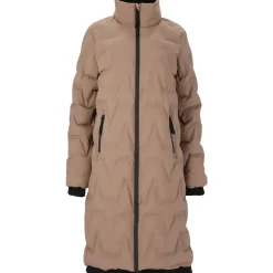 Weather Report Outdoortøj|Beklædning-Foster Long Puffer Vinterjakke Dame