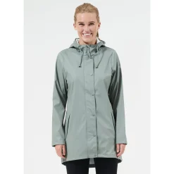 Weather Report Regntøj|Regntøj-Petra PU Regnfrakke Dame, agave