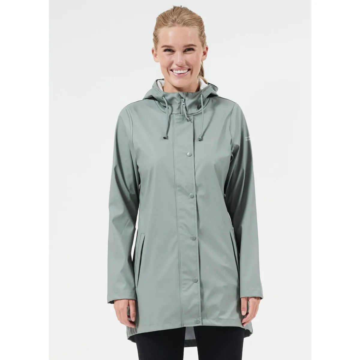 Weather Report Regntøj|Regntøj-Petra PU Regnfrakke Dame, agave