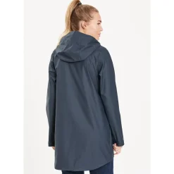 Weather Report Regntøj|Regntøj-Petra PU Regnfrakke Dame, navy